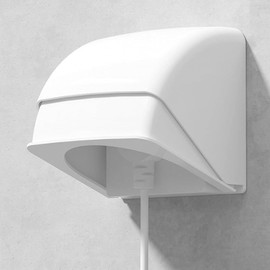CTForest Socket Box, Rain Cover for Sockets Made of Plastic, Switch Plug Waterproof Box, Switch Sockets for Outdoor Balconies and Shower Rooms (White)