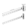 CJBIN Foldable Clothes Hooks, Pack of 2 Stainless Steel Clothes