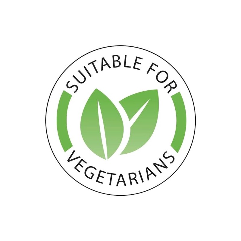 CAA Trading™ 50 x Small Suitable for Vegetarians Glossy Waterproof