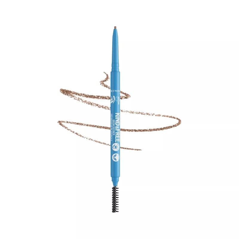 Rimmel Kind & Free Eyeliner Pencil, 003 Warm Brown, 0.35