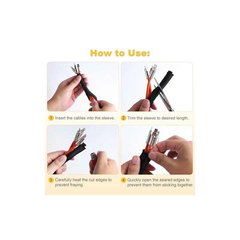 Protectores de cable de 10 pies, Negro, Moderno, Cubiertas de