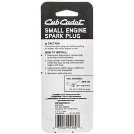 CUB CADET OCC-751-10292 Spark Plug RZT XT1 XT2 Mowers 1X 2X 3X Snow Throwers