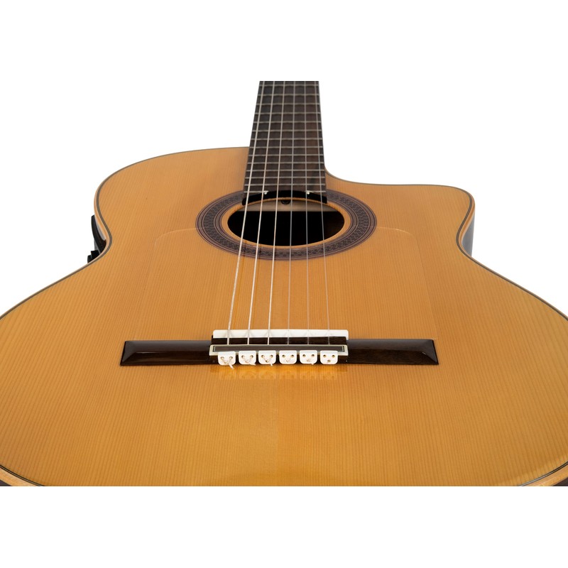 Classical Flamenco Acoustic Guitar Beads in shiny white for Nylon