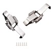 2/4 PCS Cabinet Lock Box Hasp Case ，Integrated Stainless Steel