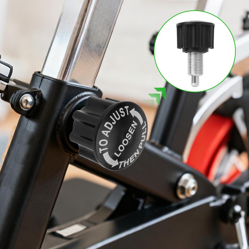 Penitue 2pcs M16 Pull Pin Knobs, Spin Bike Height Adjusting