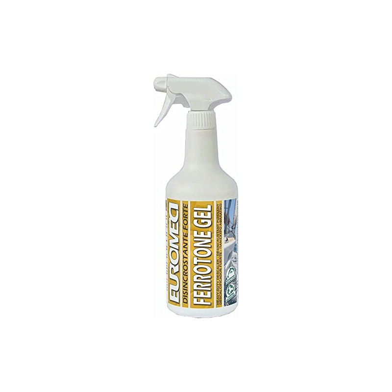 Euromeci Ferrotone Gel, Disincrostante energico in Gel, 750 ml