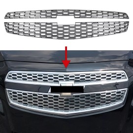 Coast2Coast International (CCI) Chrome Grille Grill Insert Overlay Trim 2Piece FOR 2013 Chevy Malibu LS 1LT 2LT