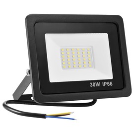 TTiiLoe 30W LED Flood Lights Outdoor, IP66 Waterproof Security Lights Fixture, 6500K Hardwired Wall Lamp, 2100Lm Ultra Thin Work Light, 120° Beam Angle LED Exterior Floodlight for Garden Yard Patio
