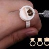 문신색 색소 반지 일회용 반영구 잉크 타투 색소 반지 뷰티 Temporary Tattoo Color Ink Ring Semi Permanent Makeup Color Jewelry Beauty [300 pieces per set]