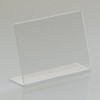 EPOSGEAR® 1 x A4 Landscape Angled Perspex Acrylic Lean Back