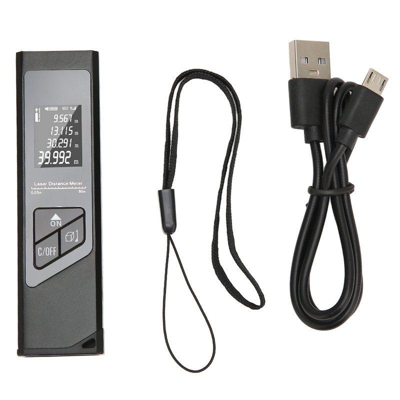 Laser Distance Measure with LCD Backlight 131 Feet High Accuracy