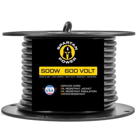 SOOW Multi-Conductor Wire 6/4 Portable Power Cable - 600V, 50A, Heavy-Duty Flexible Cord for Industrial & Residential Use 10 Feet