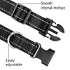 Reflective Dog Collar, Adjustable Nylon Collars with Safety Buckle, Pet