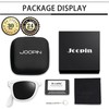 Joopin Square Folding Sunglasses Mens Women, UV400 Protection Trendy Foldable