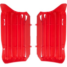 POLISPORT 8476100002 Radiator Slats Set Made of Strong and Durable Polypropylene without Fittings. Compatible with Honda Motorcycles in Red