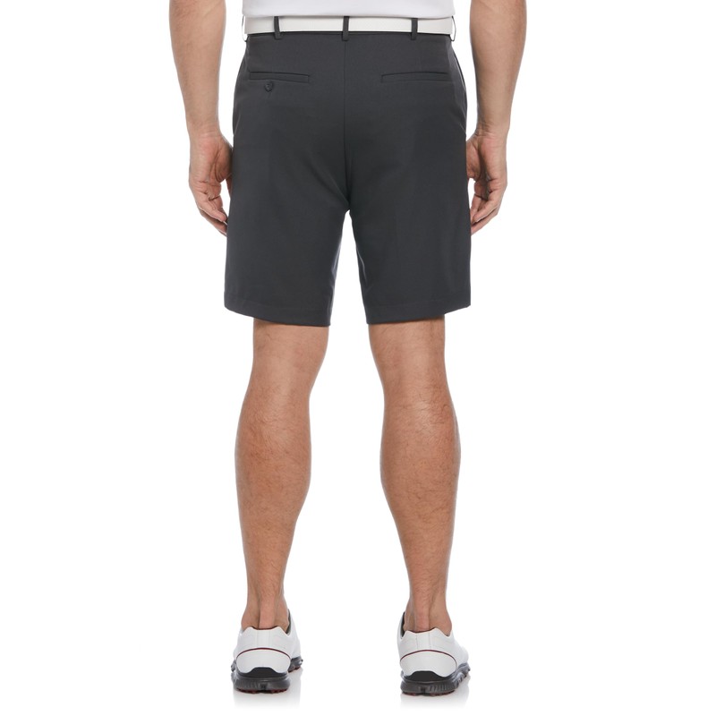 PGA TOUR Men's Golf Flat Front Extender Short, Asphalt, 36
