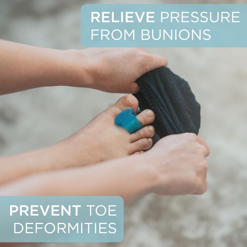 Mind Bodhi Single-Loop Toe Separators 4-Pack: Correcting Bunions and Restoring