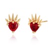 VACRONA Heart Stud Earrings for Women