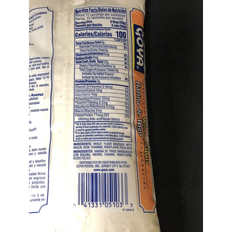 Goya Wheat Flour 12 oz - Harina de Trigo