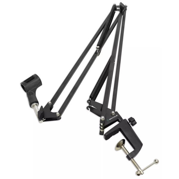 Rockville DMS40 40" Microphone Boom Arm Studio Podcast USB Mic