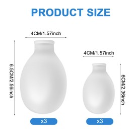 Waterproof Finger Protectors 3 Small 3 Large Waterproof Toe Cover Reusable Soak Sleeve for Shower and Nail Care