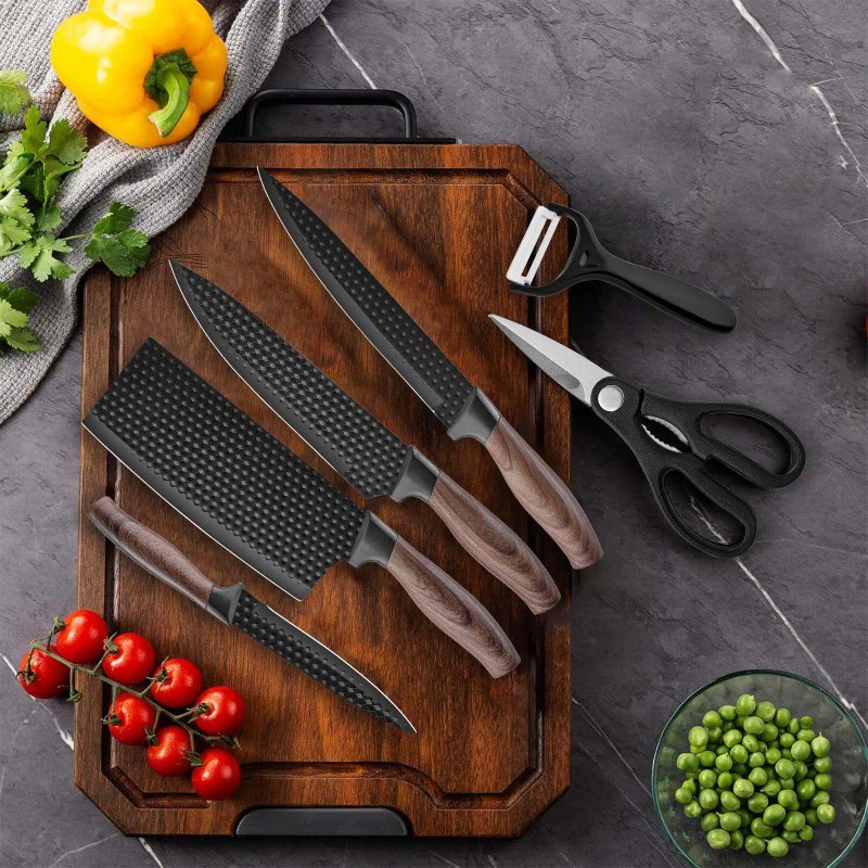 High Quality Professional Kitchen Knives Set Stainless Steel Kitchen Cooking