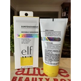 ELF 2x Elf Suntouchable! Everyday Invisible Sunscreen & Blurring Primer w/ SPF35 NEW