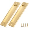 OFOEKV Sliding Barn Door Closet Handles Pulls - 2pcs Finger