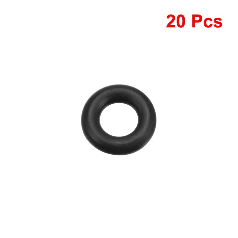 sourcing map O-rings nitrile rubber rubber 6.8 mm x 13