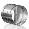 [Upgraded] Hon&Guan 4 Inch Backdraft Damper, One-Way Airflow Duct Damper