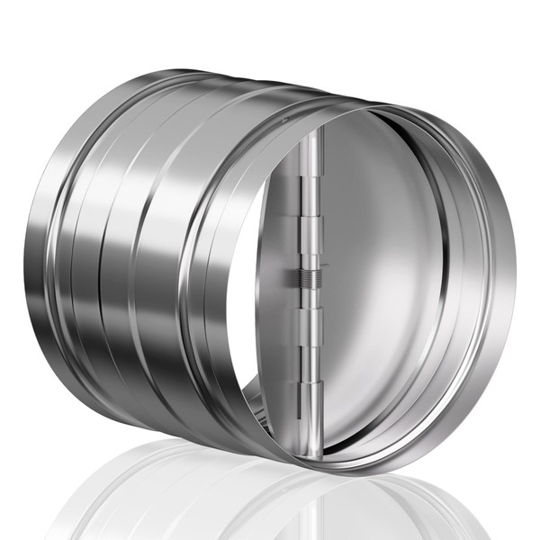 [Upgraded] Hon&Guan 4 Inch Backdraft Damper, One-Way Airflow Duct Damper