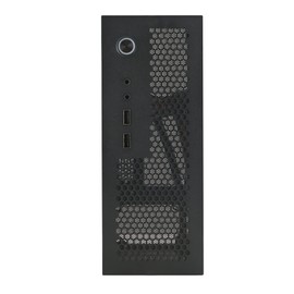 Goodisory A09 Black Mini-ITX 0.8mm SPCC Desktop Computer Case Fit in Flex PSU