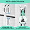 Alyvisun Adjustable Shower Holder with 2 Hooks for 20.5-23.5mm Shower