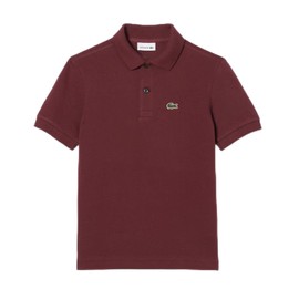 Lacoste Unisex-Child Short Sleeve Classic Pique Polo, Zin, 10 Years