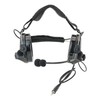 Tactical Headset with Noise Reduction/Communication Function+U94 PTT Gel Earpad Neckband