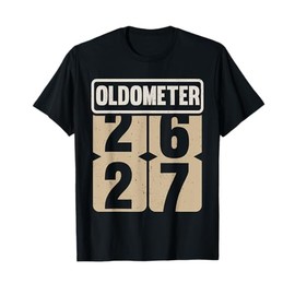 Vintage Legend 27 Years Old Oldometer 26-27 Men Women Bday T-Shirt