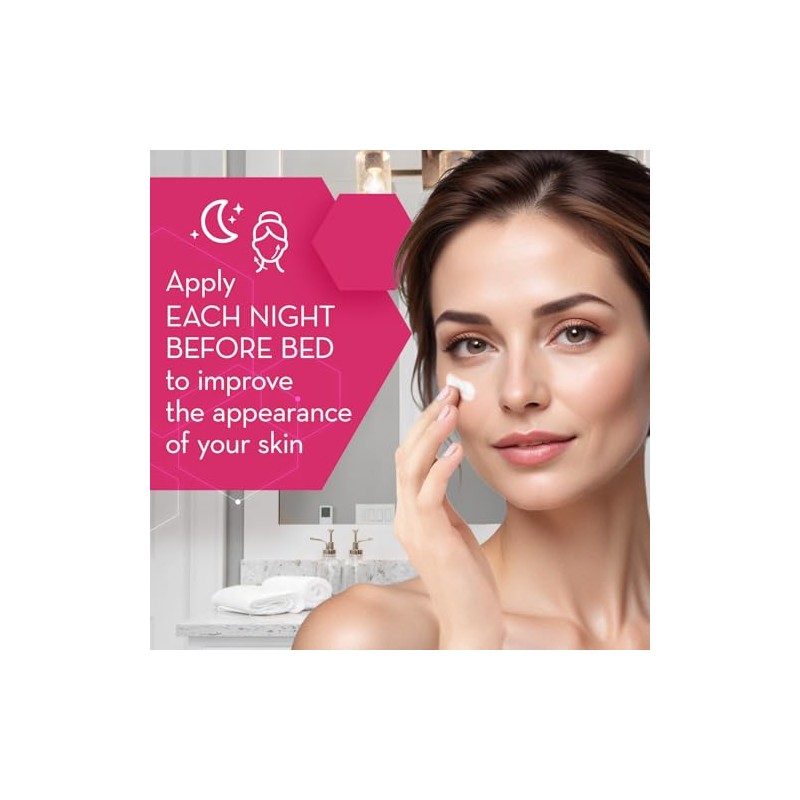 CICATRICURE Night Face Cream, Anti-Wrinkle 1.7 fl oz.