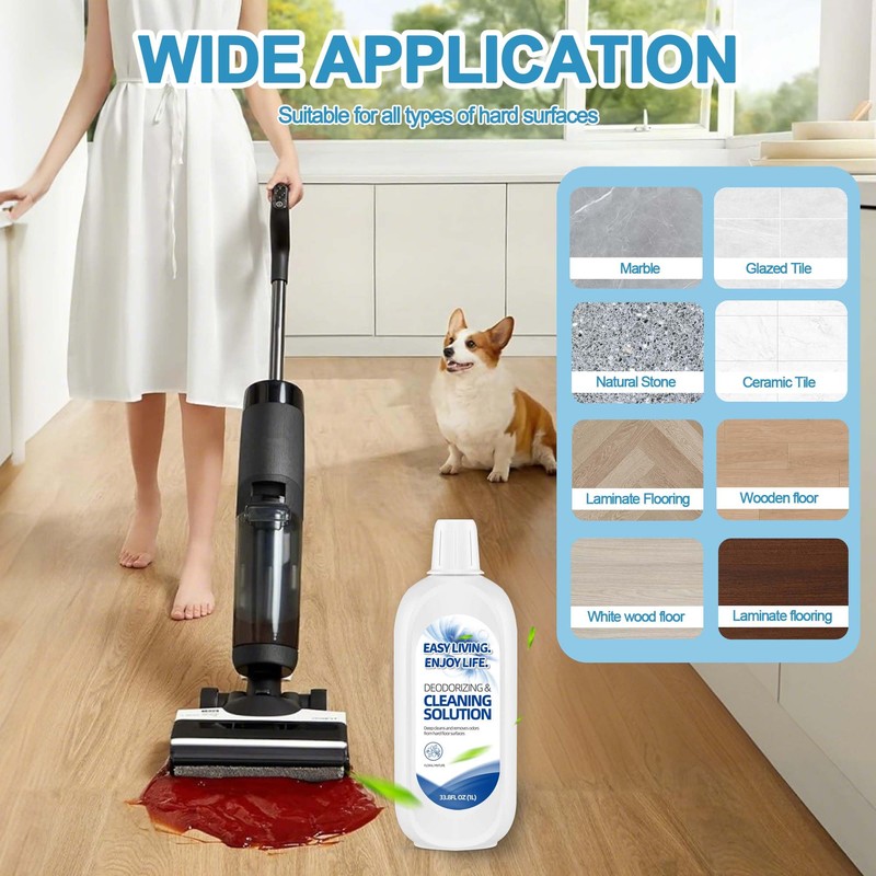 homeazy 2L Hard Floor Cleaning Solution for Tineco iFLOOR Series