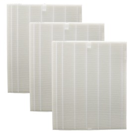 Smilyan 116130 Filter H Replacement True HEPA for Winix 5500-2 and AM80 Air Purifier, 3 Pack HEPA Filter Only (3 Hepa Filters)
