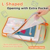 Mesh Document Bag Nylon File Zip Bag Travel A4 Student