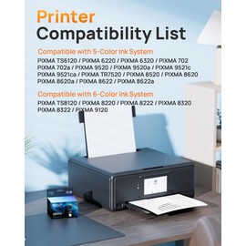 E-Z Ink Compatible Ink Cartridge Replacement for Canon PGI280XXL PGI-280XXL to use with TR8620a TR8620 TS702a TS9520 TS9521C TR8520 TS6220 TS6320 TS8220 Printer(1 PGBK)