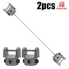 2Pcs Scroll Saw Parts Accessories, Spiral Saw Blades Pin End,
