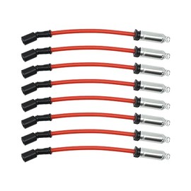 HiSport Juego de cables de encendido de bujía compatible con Chevy Avalanche Silverado GMC LS1 4.8 5.3 6.0L 1999-2006 reemplazo para OEM 88894393