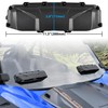 SAUTVS 2PCS UTV Windshield Vents Self Install Kit Windscreen Ventilation