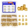 NexSync 195Pcs M2 M3 M4 M5 Threaded Inserts Assortment Kit