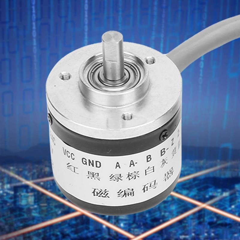 Incremental Magnetic Rotary Encoder, 1024P/R DC5V Optical Absolute Encoder, 38mm