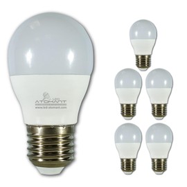 6 Pack A15 LED Bulb 9W 800 Lumens, 2700K Soft White, 110V Small Light E26 Base (60W Incandescent Replacement)