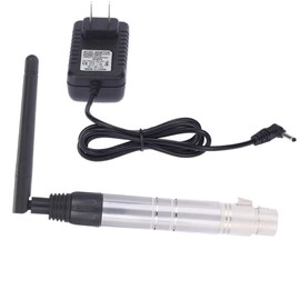 23DBM High Power 1000M Ultra Long Distance 2.4G ISM DMX512 Wireless Female XLR Receiver Lighting Controller with Antenna for LED Stage PAR Effect Lamp