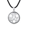 Witch Celtic Chain 925 Sterling Silver Oxidised Celtic Necklace Pendant
