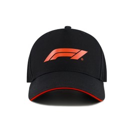 Formula 1 Small Logo Hat Black - One Size Fits Most, Black, One size